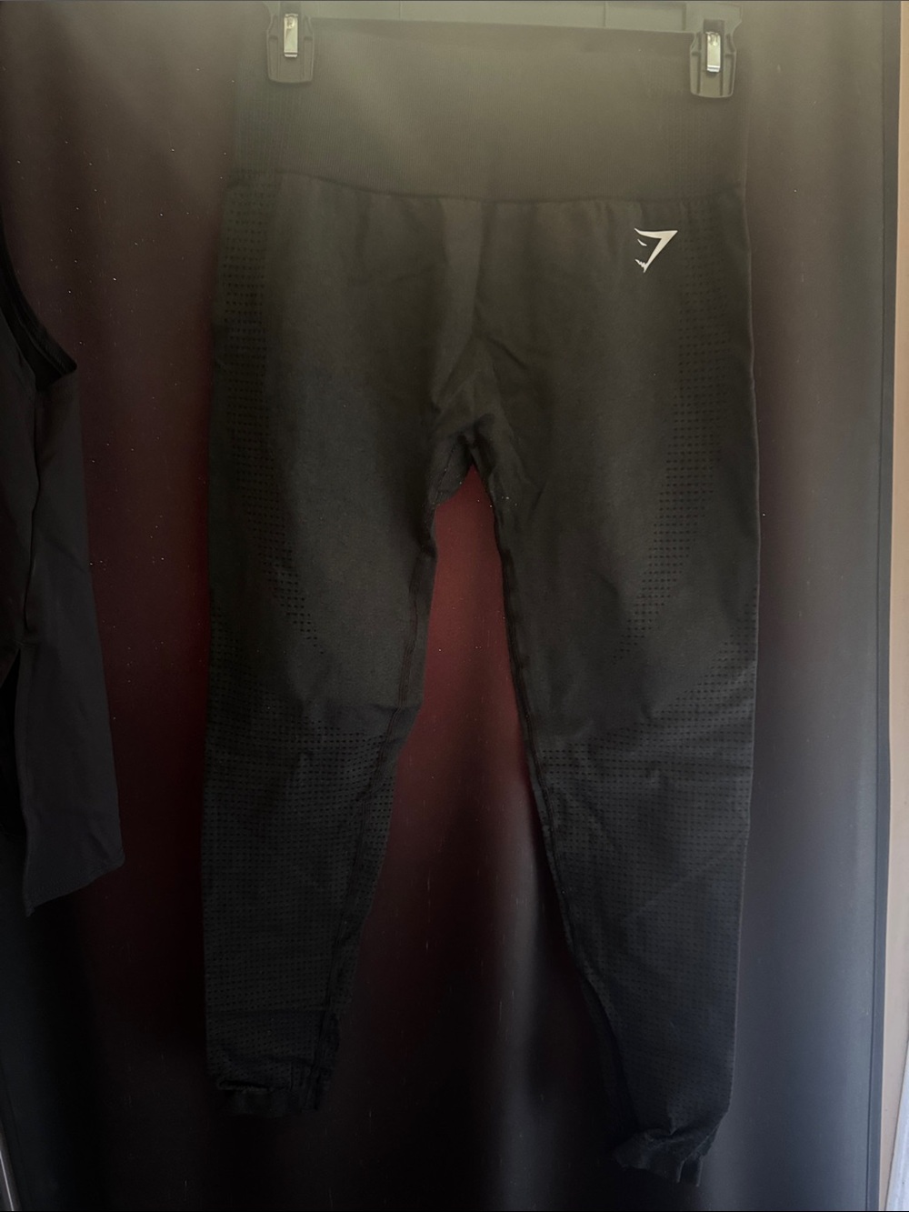 Gymshark Black Seam Detail Leggings Set
